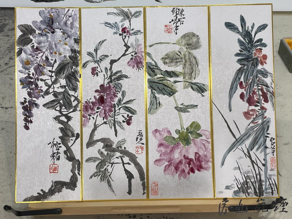 陈昭四条屏（小）